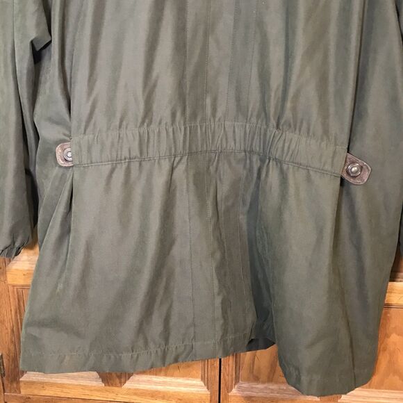 Braetan Dark Green Zip Parka with Removable Hood & Fleece Liner Men's 2X Pockets - Picture 13 of 14